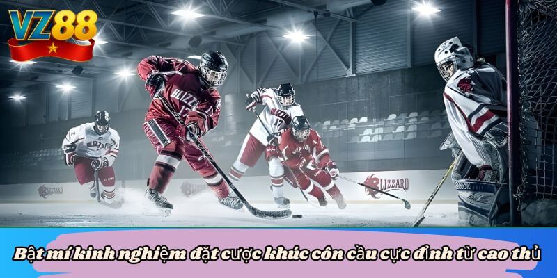 Bật mí kinh nghiệm đặt cược khúc côn cầu cực đỉnh từ cao thủ
